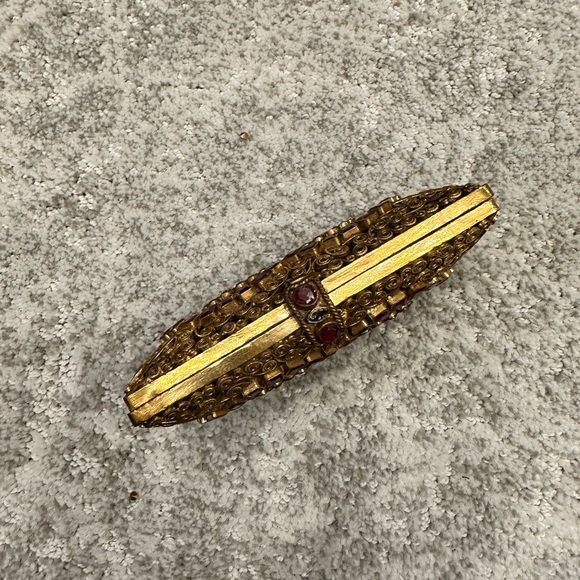 Red and gold ethnic clutch - Picture 2 of 3